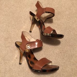 Camel Michael Kors heels